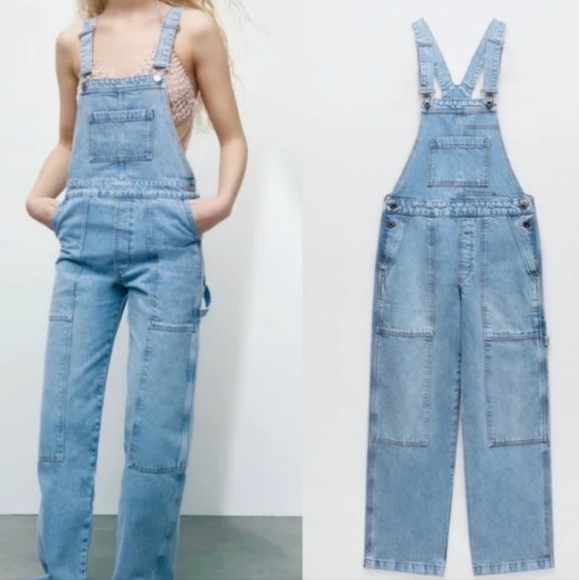 Zara Pants & Jumpsuits Zara Overalls Size Med Poshmark